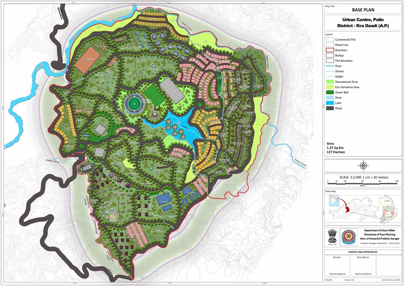 GIS master plan of Palin